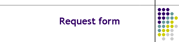 Request form